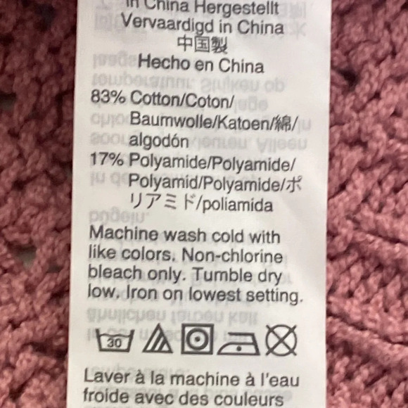 Madewell Pink Open-Stitch Austen Pullover Sweater Size M - Picture 10 of 10